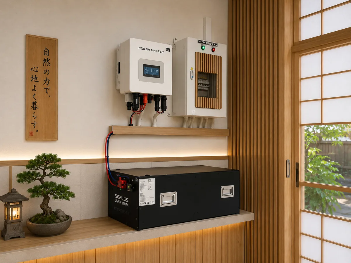 Hệ thống Powermaster kết hợp pin lưu trữ dạng nằm